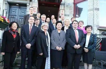 Európai sinológusokkal találkozott Liu Yandong, kínai miniszterelnök-helyettes Brüsszelben